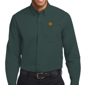 Long Sleeve Button Up (EMBROIDERED)