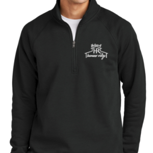 Embroidered 1/4-Zip Fleece Pullover