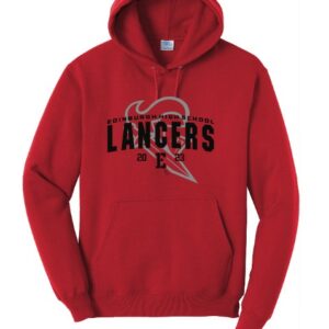 EHS Football Red Hoodie