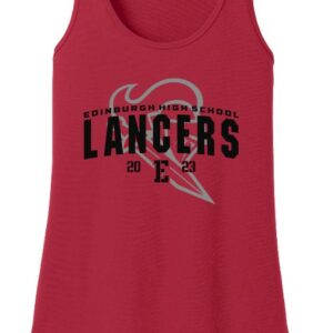 EHS Football Red Tank Top (Ladies Fit)