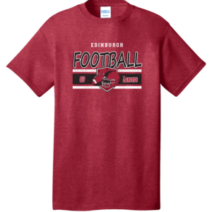 Bantam Football heather Red T-shirt