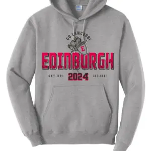 Gray Hoodie Lancer Spiritwear